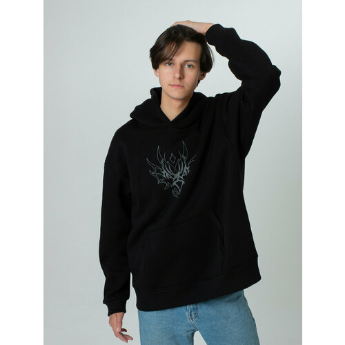 Худи Кигужама, размер 50-52, черный