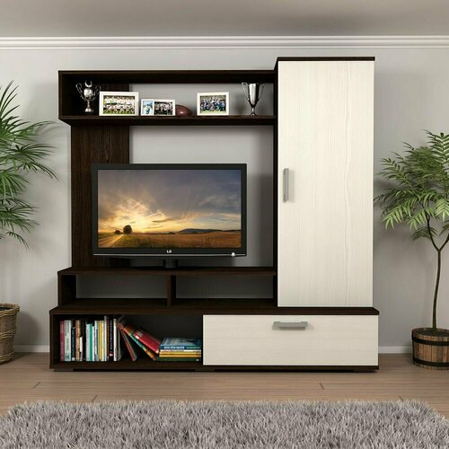 Стенка Сивена цвет корпус венгефасад бодега светлая размер 1500x370x1460 мм 9725₽