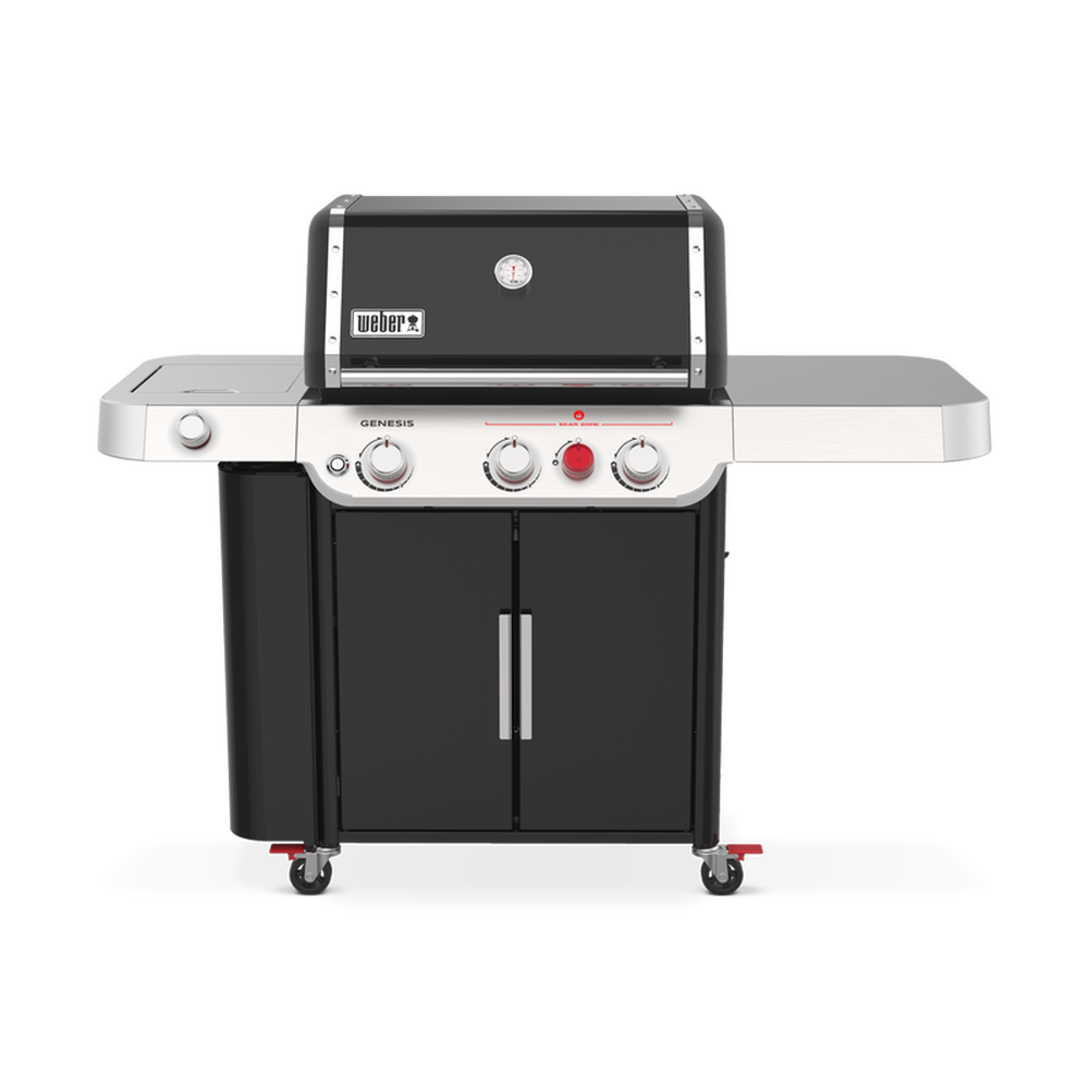 Гриль газовый Weber Genesis E-335 LP BLK ASIA, черный - фотография № 1