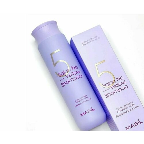 Тонирующий шампунь для осветленных волос Masil 5 Salon No Yellow Shampoo