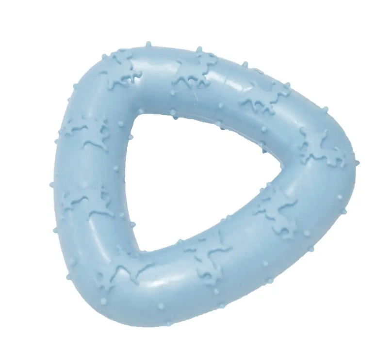 HOMEPET Foam Puppy игрушка для собак треугольник (7 см., Голубой) - фото №1