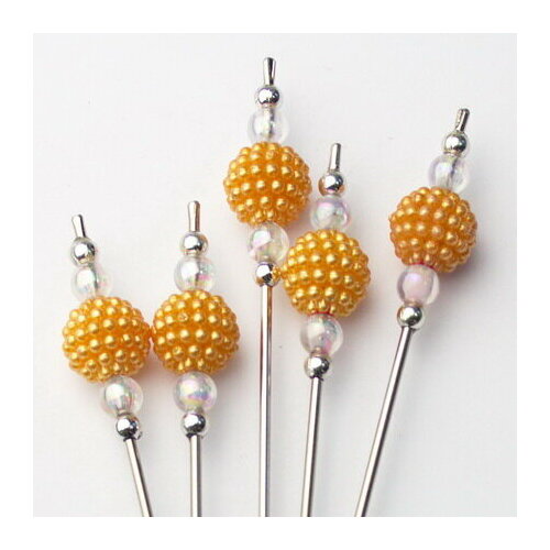 Шпажка ручной работы ежевика оранжевая