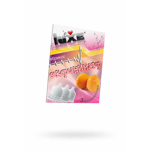 Презервативы Luxe конверт Сексреаниматор персик 18 см 3 шт