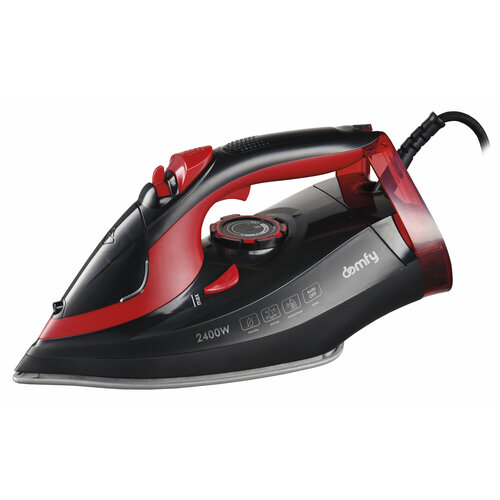 Утюг Domfy DSC-EI502 2400Вт черныйкрасный 277100₽