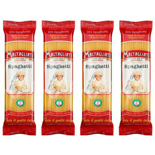Макаронные изделия MALTAGLIATI Спагетти, 500гр х 4шт