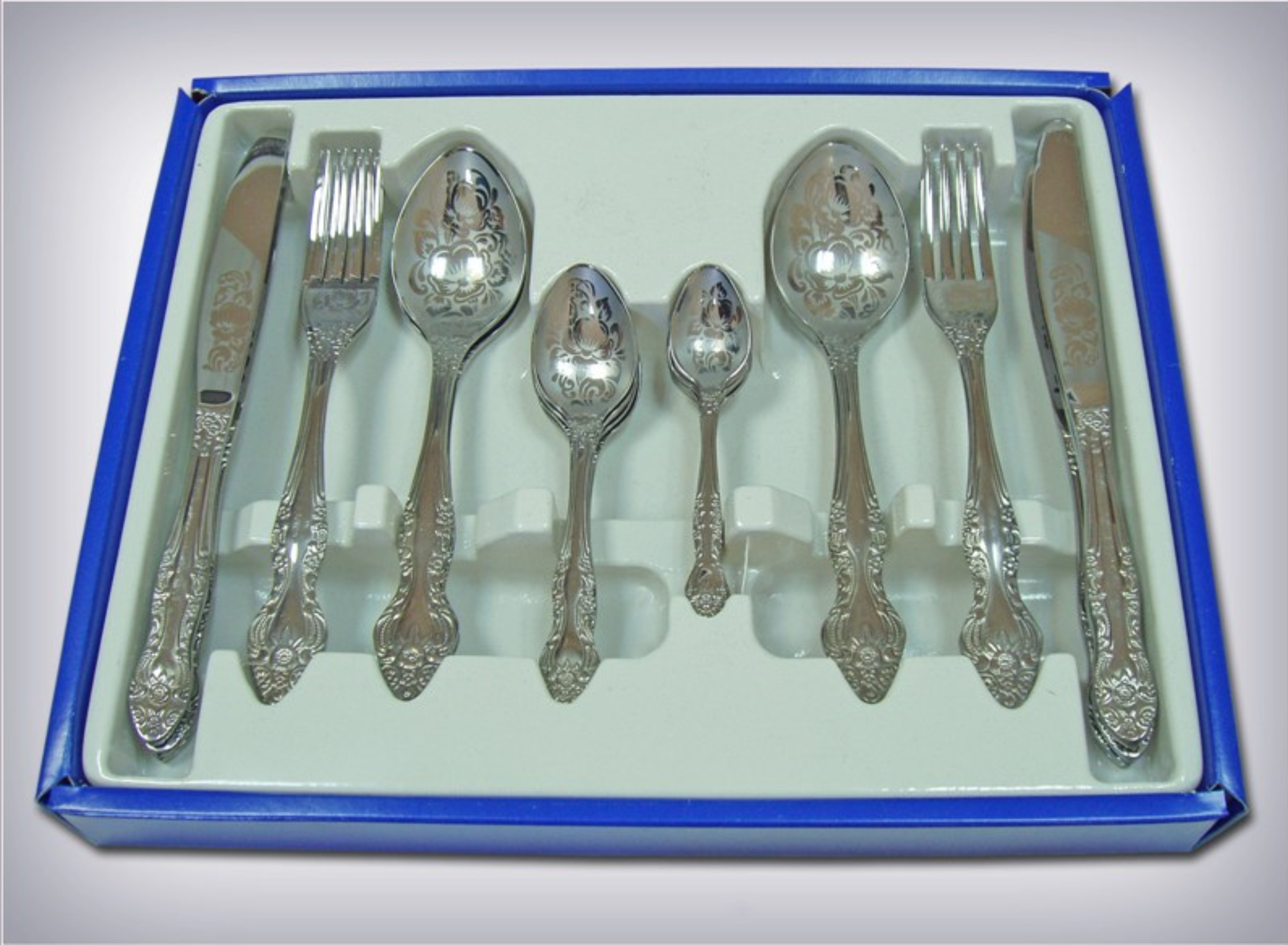 Набор 30 столовых приборов Павловский завод им  Кирова М 3 ХР Тройка