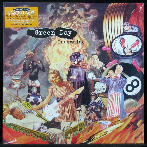 Виниловая пластинка Reprise Green Day – Insomniac