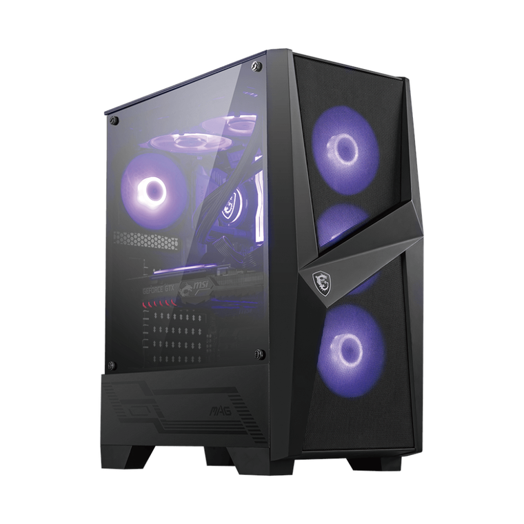 Корпус MSI MAG FORGE 101M (306-7G03M24-809) Midi-Tower, черный