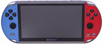 Портативная игровая консоль X12 Plus с 7-дюймовым экраном память 16 ГБ, встроенные игры 1000+, цветная