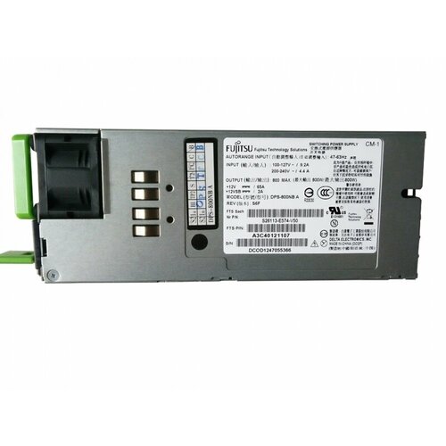 Резервный Блок Питания Fujitsu DPS-800NB A 800W 3336500₽
