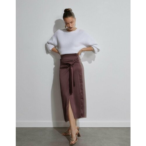 фото Юбка gloria jeans, размер m (44-46), коричневый