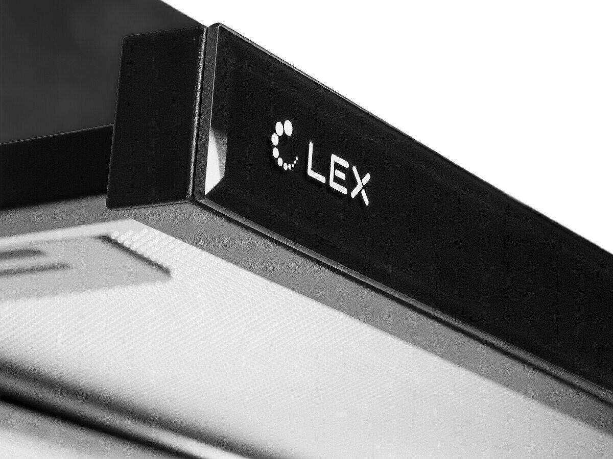 Встраиваемая вытяжка LEX HONVER G 2M 600 BLACK (Черный) — фото 4