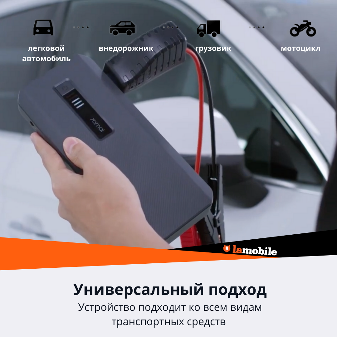 Пусковое устройство 70mai Jump Starter Max PS06 Black