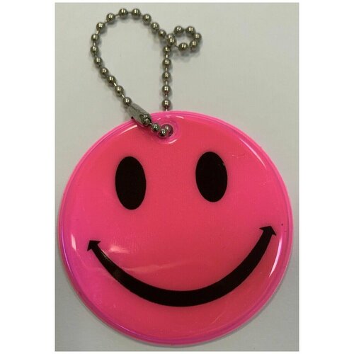 Светоотражатель , 1 шт., розовый