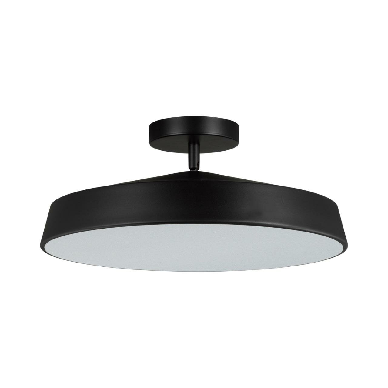 7656/48L MITRA LED SN 48 Светильник пластик/белый/черный LED 48Вт 4000K D400 IP20 MIRA BLACK