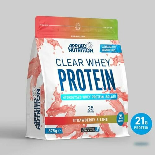 фото Протеин applied nutrition clear whey protein клубника и лайм 875 гр