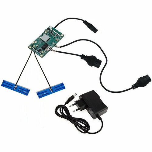 ZBT WE2802D - встраиваемый WiFi-роутер для LTE-модулей mini PCI-e с пигтейлами RP-SMA, LAN, WAN, RS232, внутренними WiFi-антеннами и блоком питания jinyushi для quectel ep06 ep06 e cat 6 lte a с радиатором usb адаптер f pigtail поддержка openwrt mikrotik