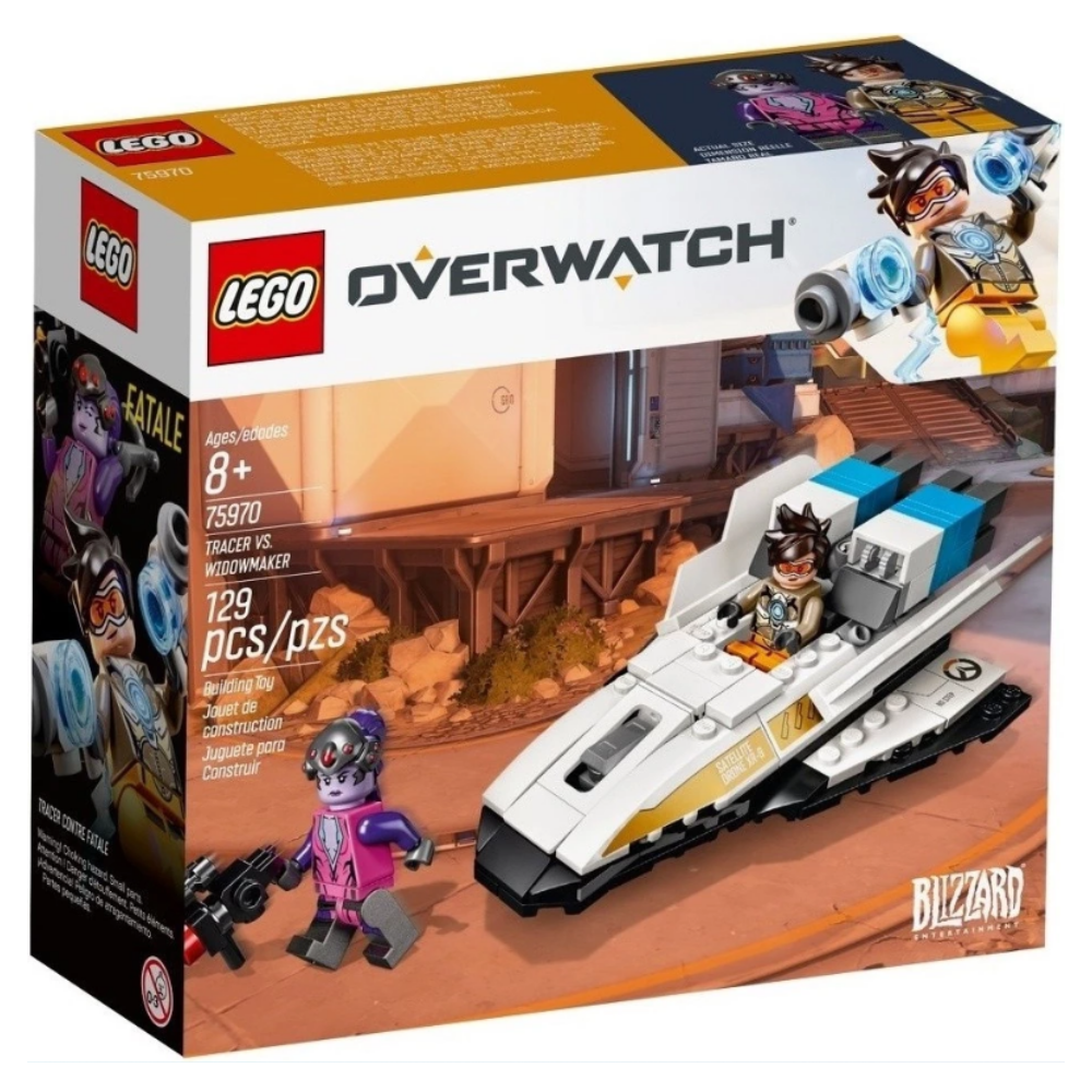 Конструктор LEGO Overwatch Трейсер против Роковой Вдовы, 129 деталей (75970) - фото №1