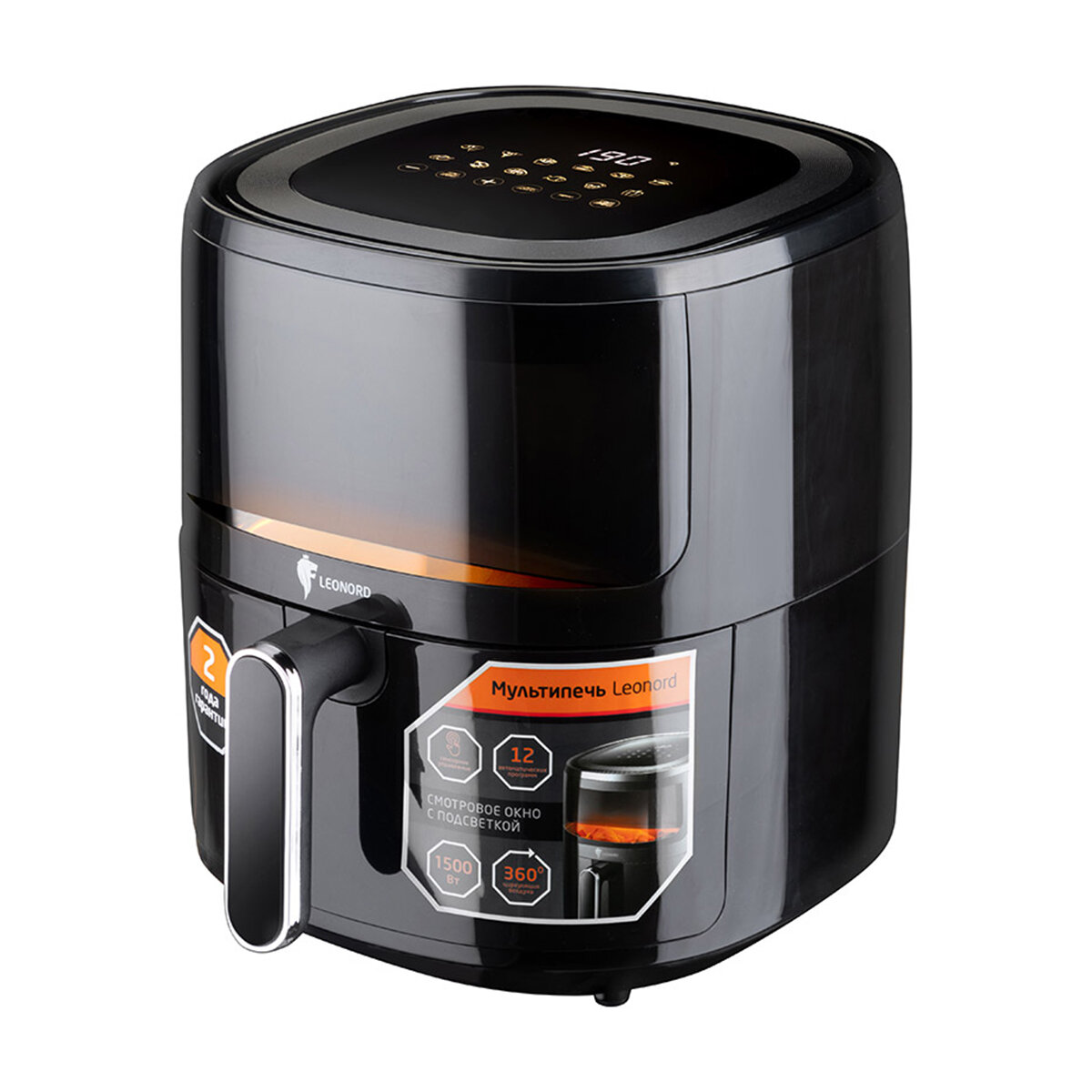 фото Мультиварка Leonord LE-1708, 1500 Вт, чаша 4,8 л, черная