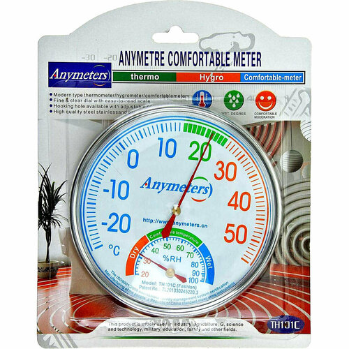 Термометр-гигрометр комнатный Anymetre TH101C 35700₽