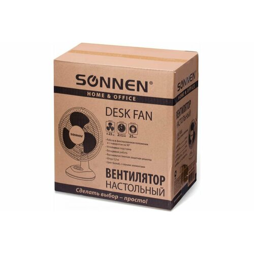 SONNEN Вентилятор настольный TF-25W-23 451038 283000₽