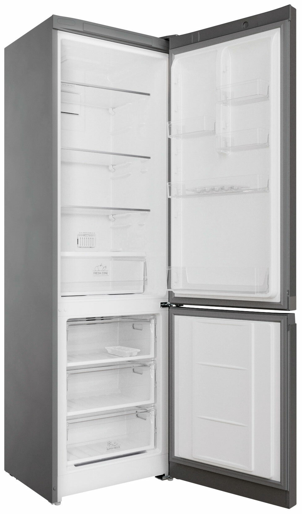 Двухкамерный холодильник Hotpoint HT 5201I S серебристый - фотография № 4
