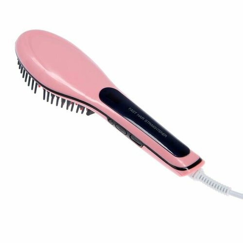 Расческа LuazON LR-01 электрическая 35Вт дисплей регулировка t 220 В розовая 273900₽