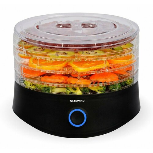 Сушилка для овощей и фруктов STARWIND SFD5031 5под 280Вт черный 440300₽
