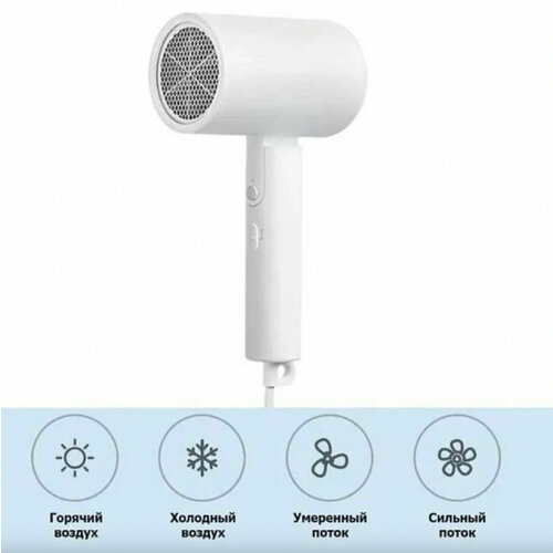 Фен для волос Mijia Negative Ion Portable Hair Dryer H100 White белый 189000₽