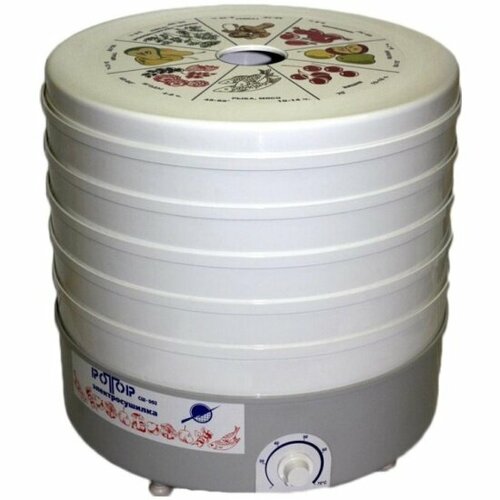 Сушилка для овощей и фруктов ротор СШ-002 5под белый 434500₽