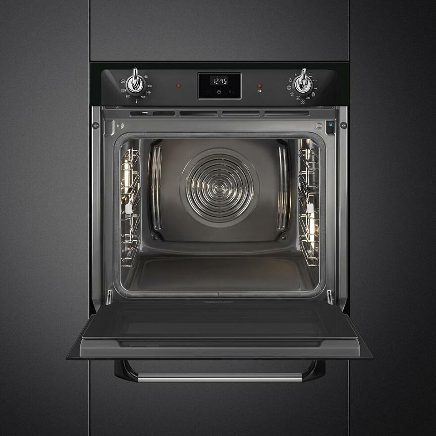 Духовой шкаф электрический с пиролизом Smeg SOP6900TN - фотография № 6