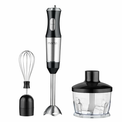 Кухонный комбайн с ручным блендером MARTA MT-1579 черый жемчуг 120800₽