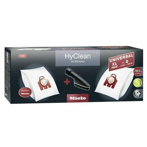 Мешки-пылесборники для пылесосов Miele HyClean 3D Efficiency FJM Universal XL PACK