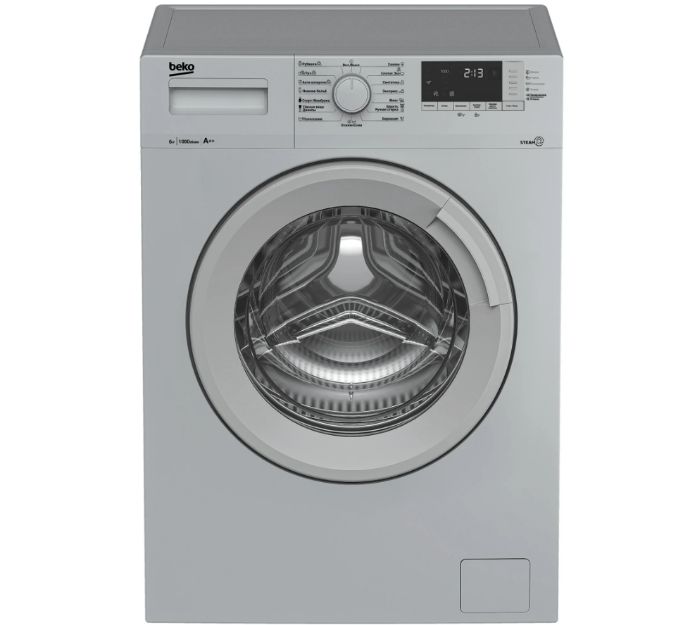 Стиральная машина Beko SteamCure WSRE6512ZSS + подарок