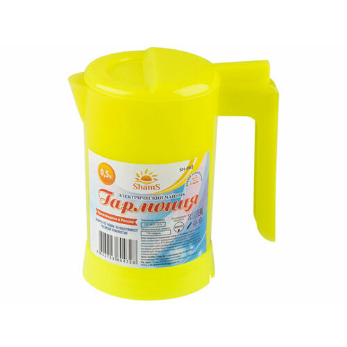 Чайник Электрический Гармония SH-002 05 л 800 Вт желтый 62800₽