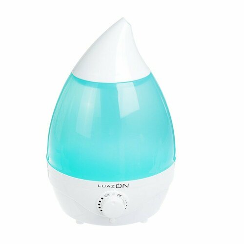 Увлажнитель воздуха LuazON LHU-04 ультразвуковой 2 л 18 Вт бело-зеленый 212800₽