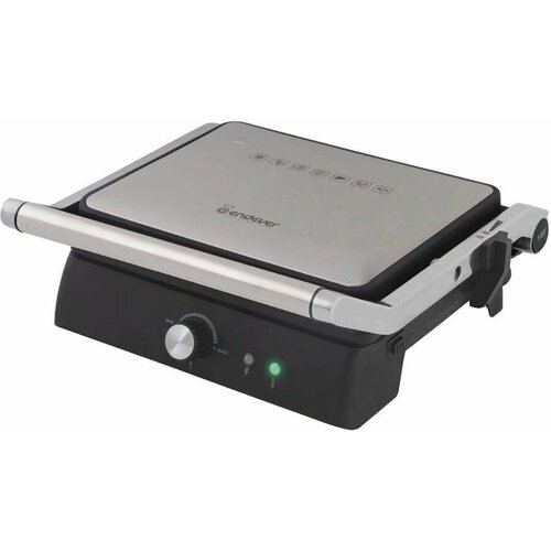 Электрогриль Endever Grillmaster 225 серебристый и черный 90266 655500₽