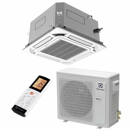 Кассетный кондиционер (сплит-система) Electrolux EACC-36H/UP4-DC/N8 кассетный кондиционер electrolux unitary pro 4 eacc 24h up4 dc n8