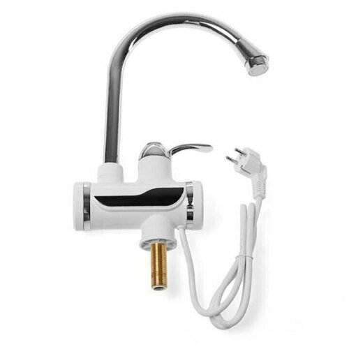 Кран-водонагреватель delimano проточный 3000 Вт max нагрев до 60 С белый 175000₽