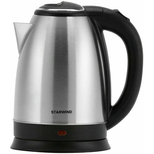 Чайник электрический STARWIND SKS1051 1500Вт серебристый матовый и черный 100500₽