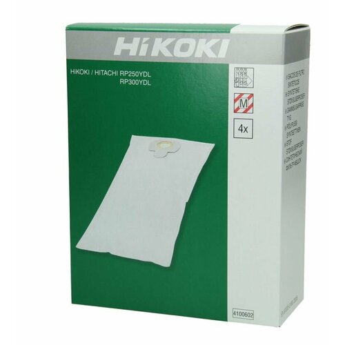 Мешки для пылесоса HIKOKI для RP250YDL/RP300YDL (4100602), 4шт.