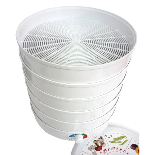 Электросушитель для овощей и фруктов Ветерок ЭСОФ-05220-02 3 поддона гофр прозр г Курск 410000₽