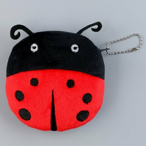 Кошелек , красный, черный