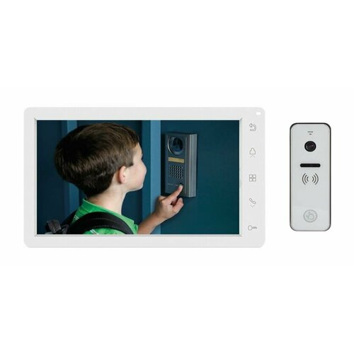 Tantos Amelie HD SE (белый) и iPanel 2 HD + (комплект многофункционального домофона 7 HD)