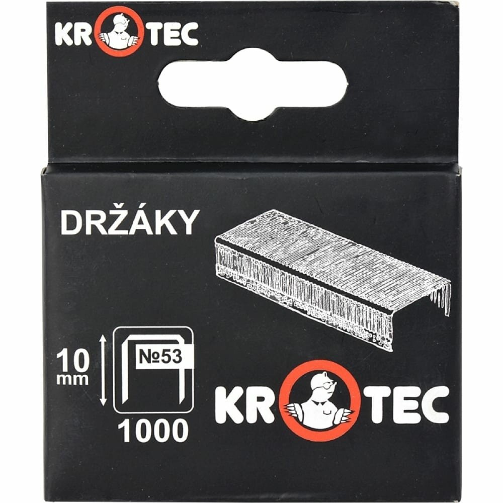 KROTEC Скобы для степлера Тип 53 10 мм 4302003