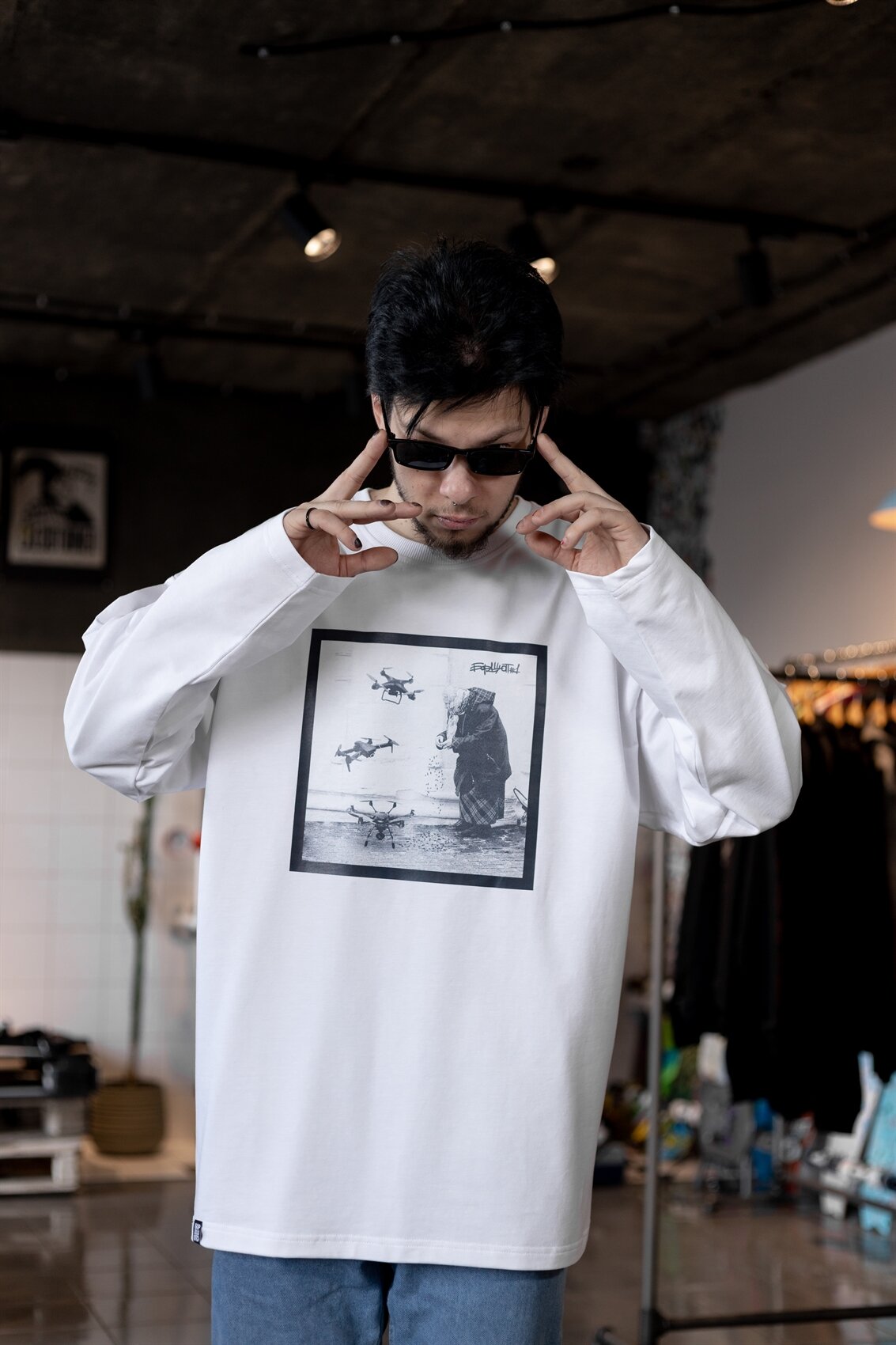 Лонгслив БОРДШОП#1, размер XL, , white — фото 1