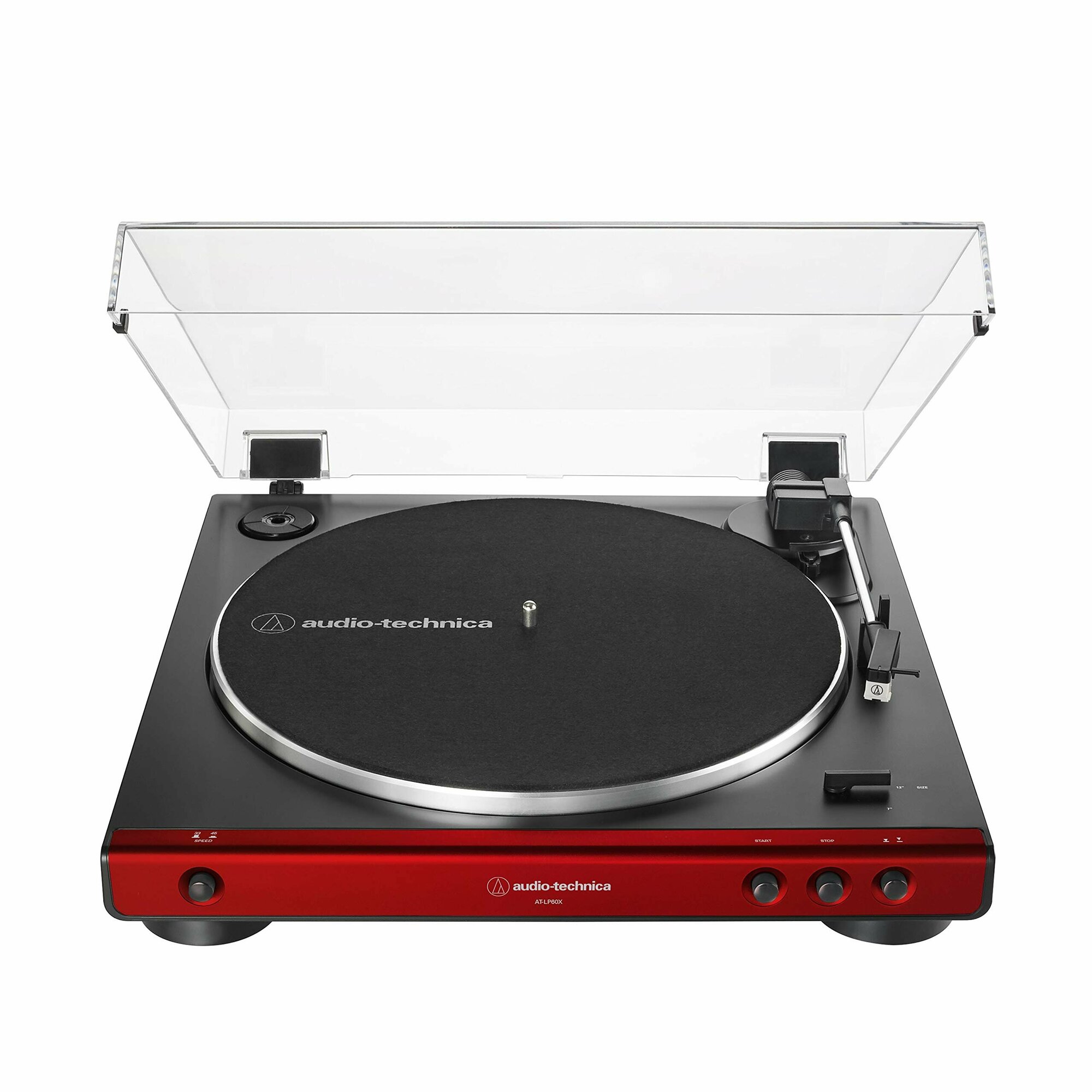 Виниловый проигрыватель Audio-Technica AT-LP60X red