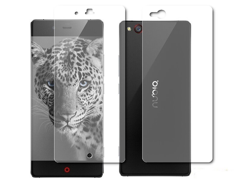 Гидрогелевая пленка LuxCase для ZTE Nubia Z9 0.14mm Matte Front and Back Transparent 87673 - фото №8