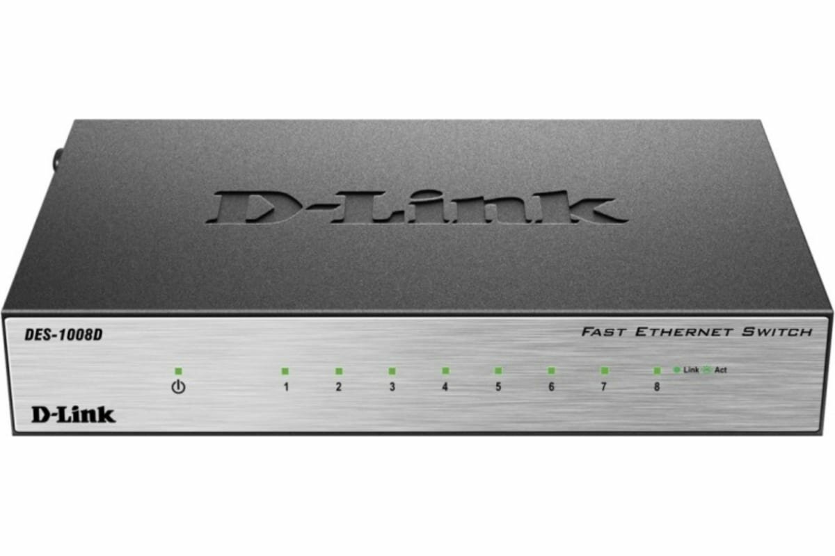 Коммутатор D-Link DES-1008DL2B 8x100Mb неуправляемый - фотография № 2