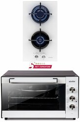 Комплект встраиваемой бытовой техники Simfer S35W470, варочная панель и настольный духовой шкаф